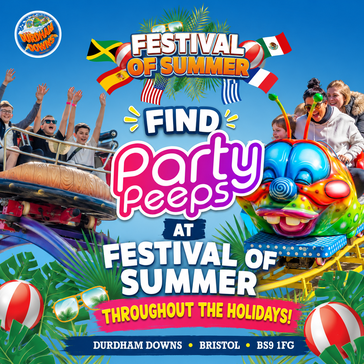 Party Peeps at Festival of Summer in Bristol